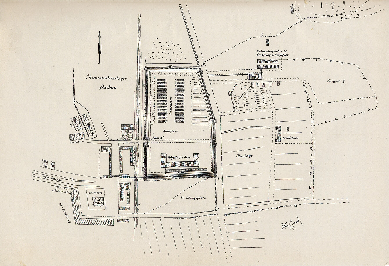 Grundriss der Anlage Kräutergarten